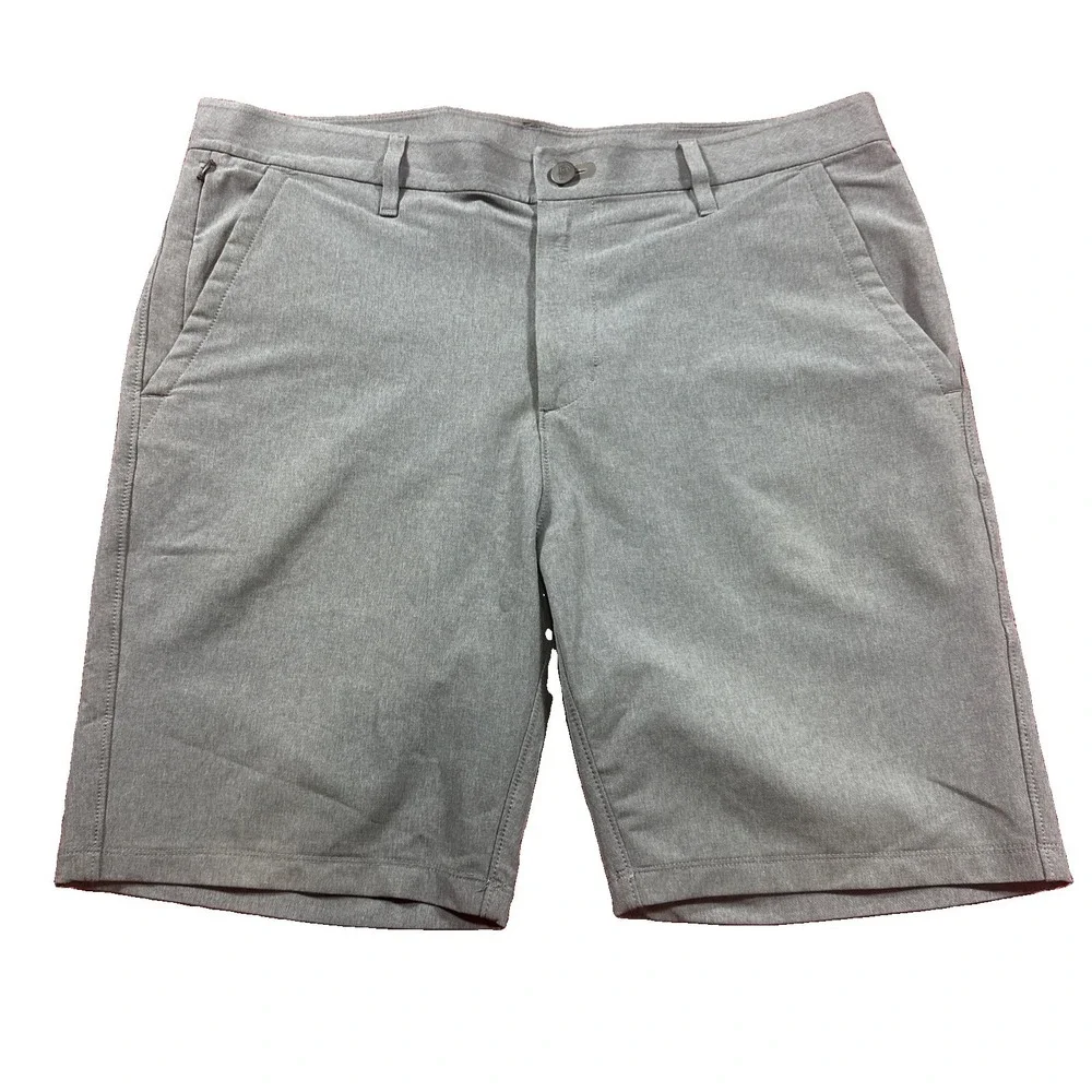 Public Rec Performance Golf Shorts Gray Fit 37 9
